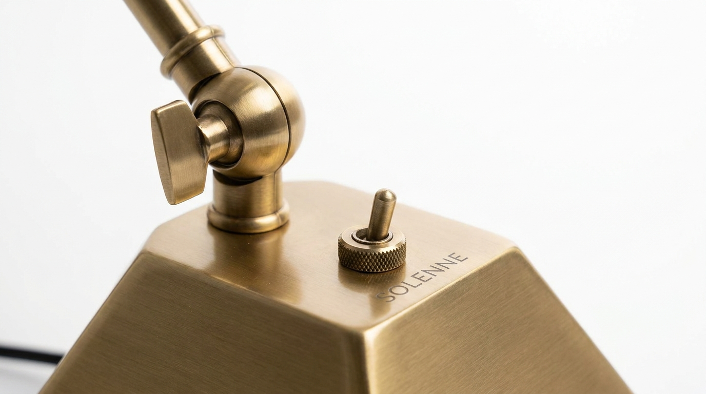 Solenne Modern Metal Table Lamp