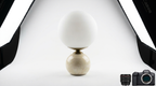 The Globe Radiance Retro Marble Glass Table Lamp