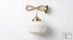 Ellery Vintage Schoolhouse Glass Pendant Light