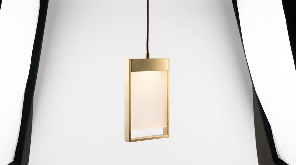 Lucent Frame Minimalist Metal Pendant Light