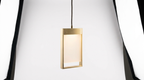 Lucent Frame Minimalist Metal Pendant Light