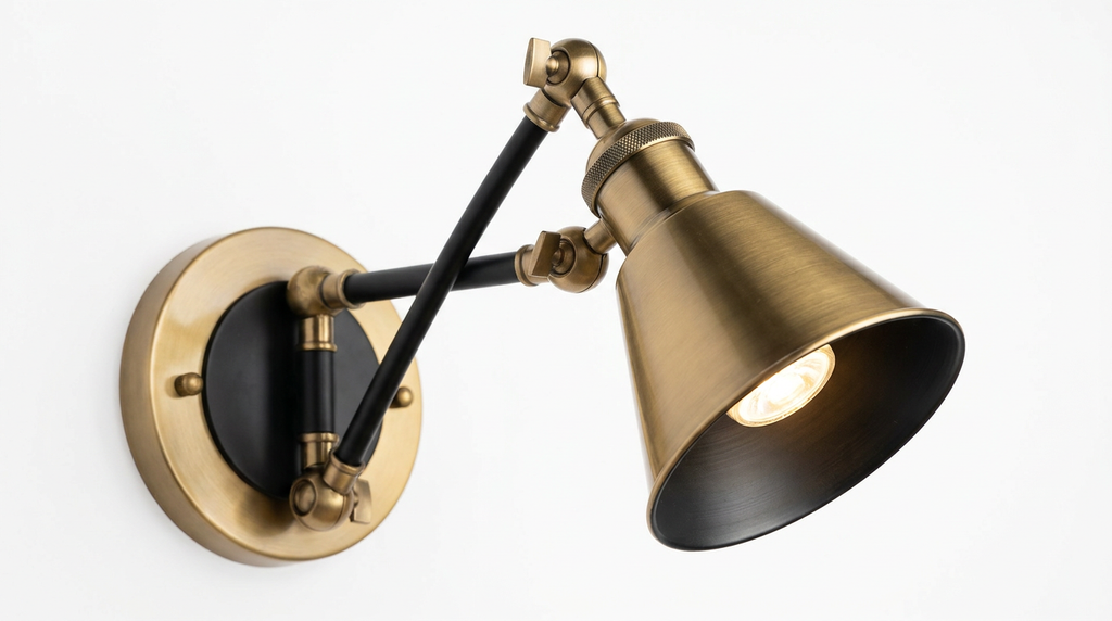 The Axis Adjustable Modern Metal Wall Sconce