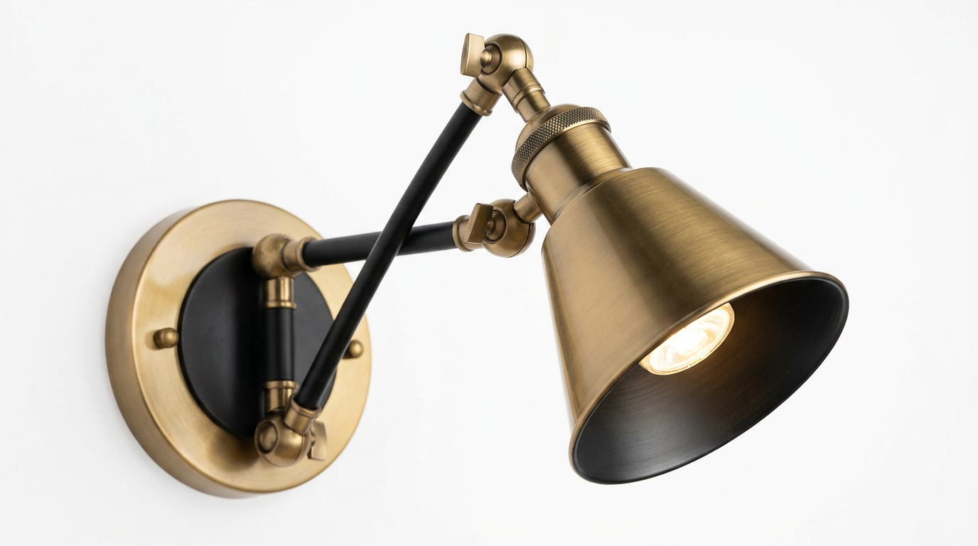 The Axis Adjustable Modern Metal Wall Sconce