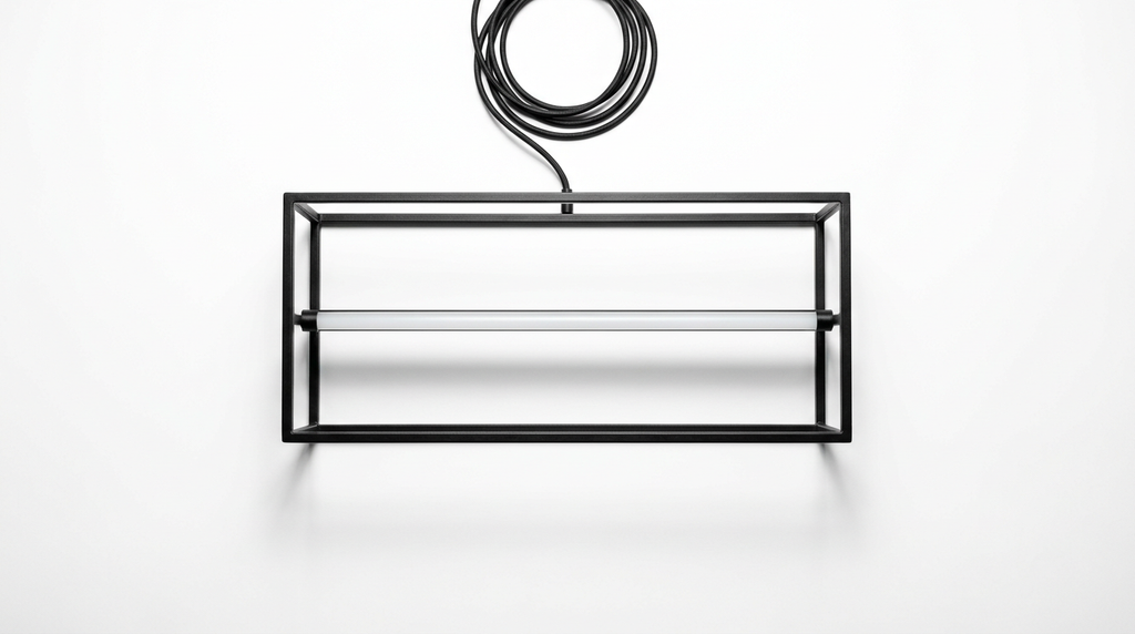 Lucent Frame Minimalist Metal Pendant Light