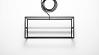 Lucent Frame Minimalist Metal Pendant Light
