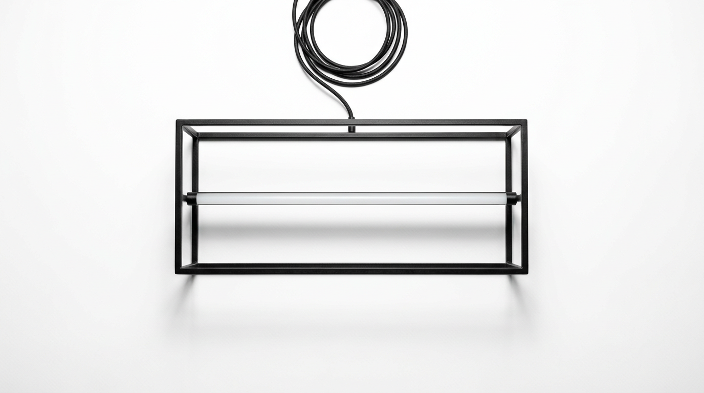 Lucent Frame Minimalist Metal Pendant Light