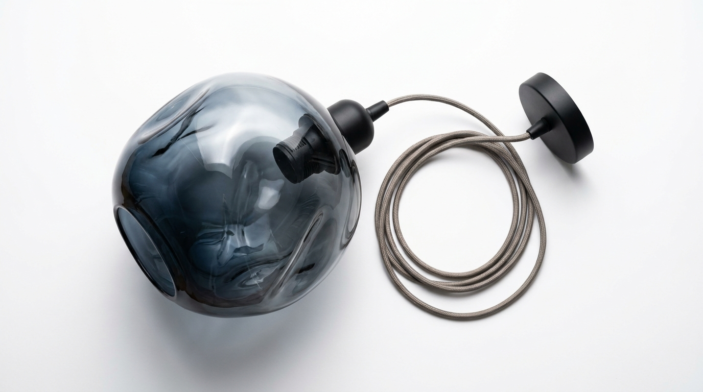Whisper of Nocturne Modern Glass Pendant Light