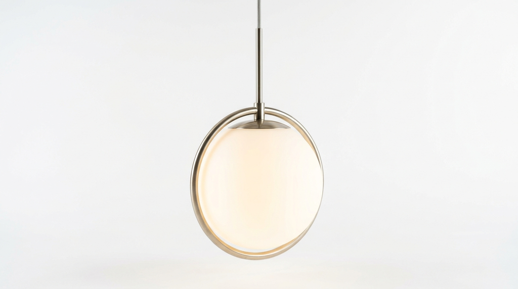 Luminous Sphere Modern Metal Acrylic Pendant Light