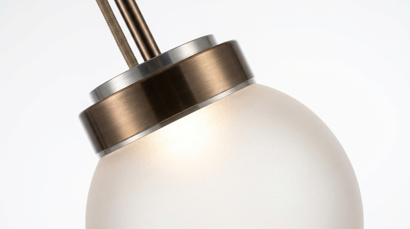 Luminous Sphere Modern Metal Acrylic Pendant Light