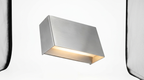 The Geometry of Silence Minimalist Aluminum Wall Light