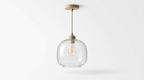 Lambda Minimalist Nordic Glass Ceiling Light