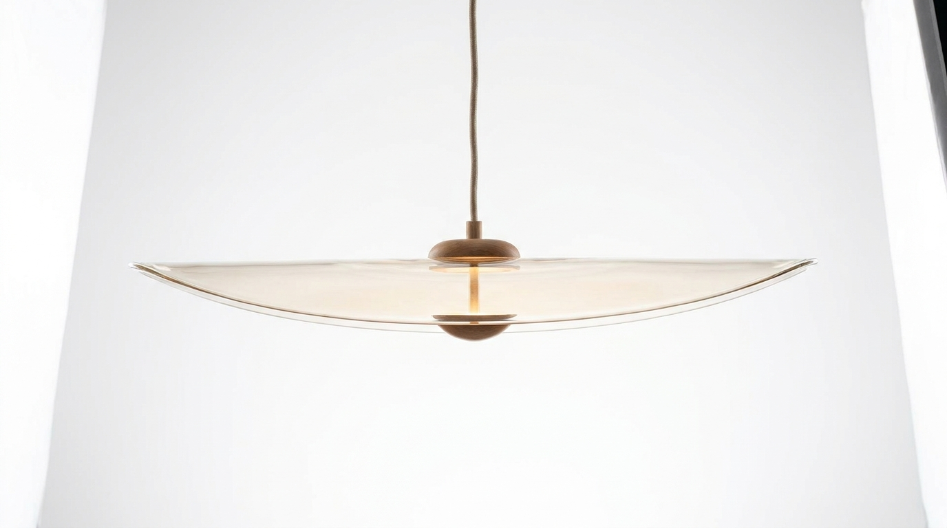 Lambda Minimalist Nordic Glass Ceiling Light