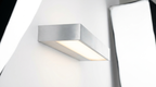 The Geometry of Silence Minimalist Aluminum Wall Light