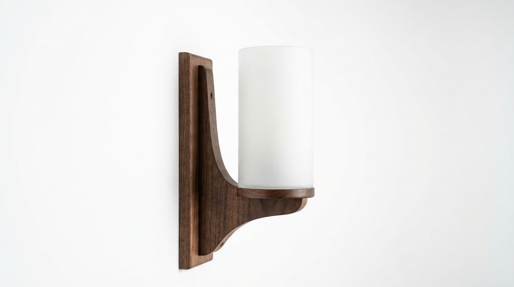 Everwood Nordic Walnut Wall Light