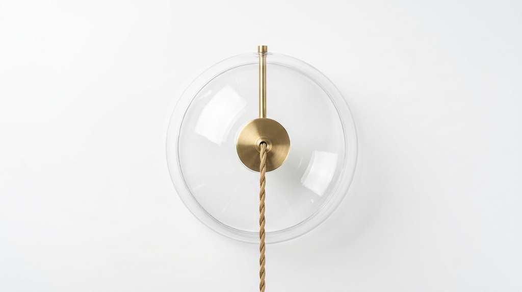 Lambda Minimalist Nordic Glass Ceiling Light