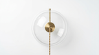 Lambda Minimalist Nordic Glass Ceiling Light