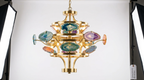 Aurora Bloom Retro Agate Chandelier