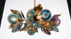 Aurora Bloom Retro Agate Chandelier