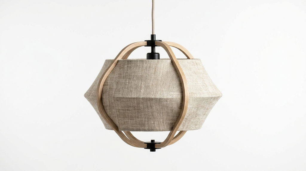 Lantern Grace Nordic Fabric Pendant Light