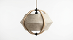 Lantern Grace Nordic Fabric Pendant Light