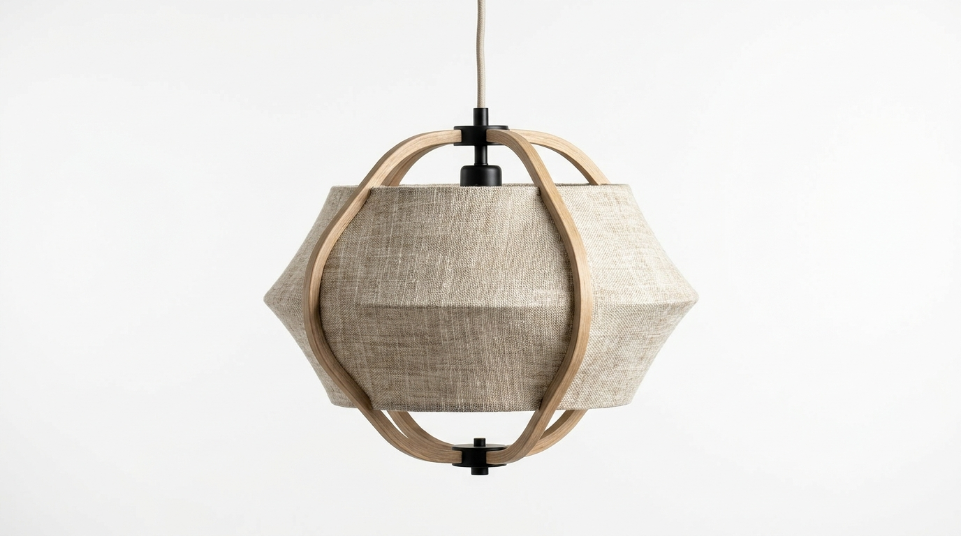 Lantern Grace Nordic Fabric Pendant Light