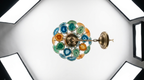 Aurora Bloom Retro Agate Chandelier