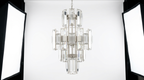 Nordic Crystal Tiered Chandelier