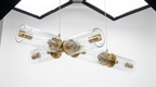 Nordic Glass Linear Luxury Pendant Light