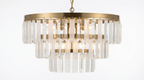 Squillo Nordic Glass Crystal Chandelier