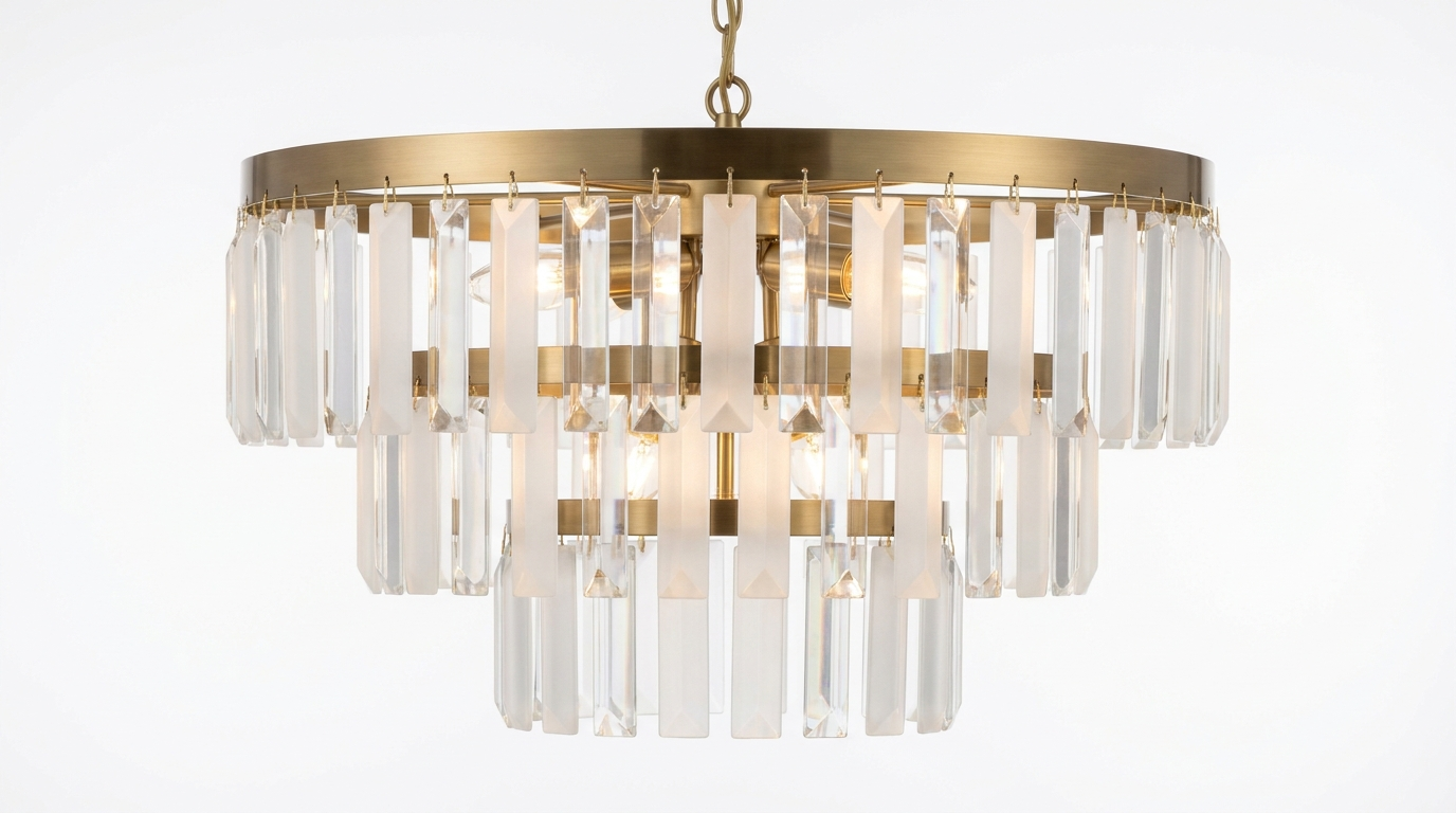 Squillo Nordic Glass Crystal Chandelier