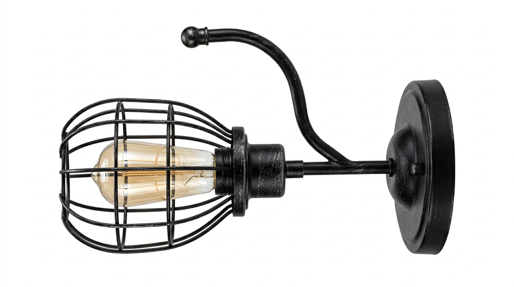 Marzella Industrial Retro Iron Vintage Wall Lamp