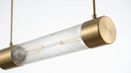 Nordic Glass Linear Luxury Pendant Light