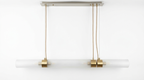 Nordic Glass Linear Luxury Pendant Light