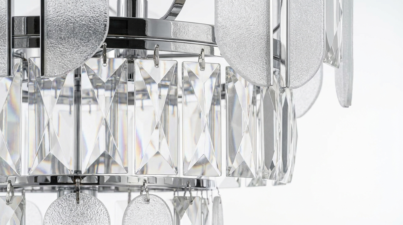 Squillo Nordic Glass Crystal Chandelier