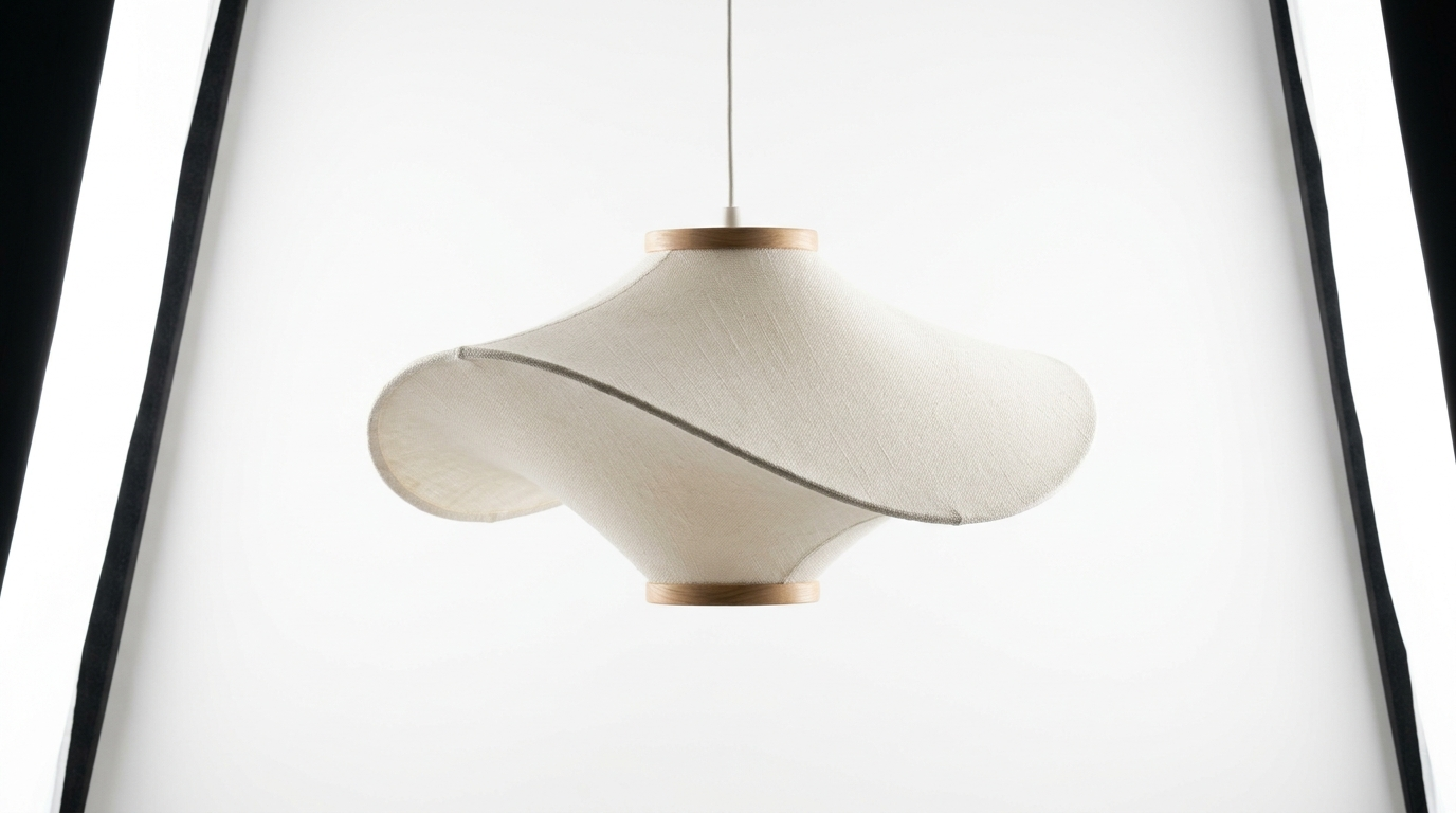 Japandi Falkland Fabric Pendant Light