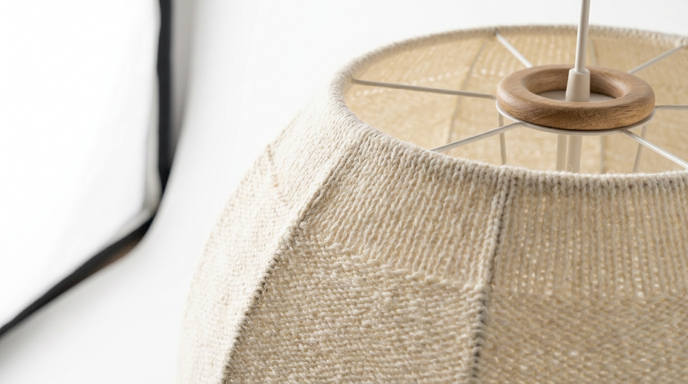 Japandi Falkland Fabric Pendant Light