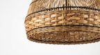 Boho Handwoven Bamboo Pendant Light