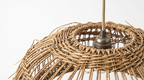 Wabi-Sabi Style Boho Rattan Pendant Light