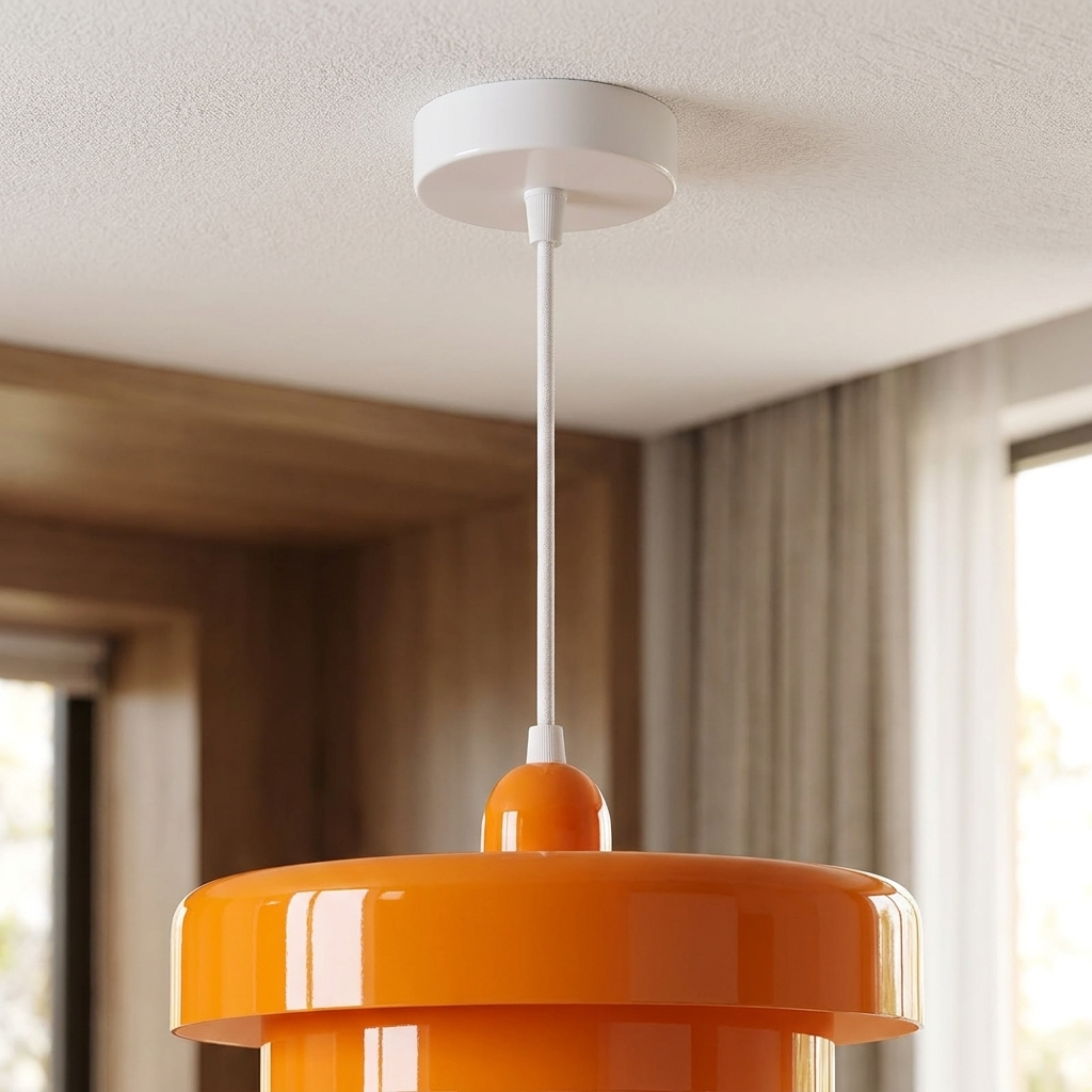 Retro Norwegian Acrylic Pendant Light lifestyle image - Higgsfield lux20v1 - a4
