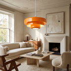 Retro Norwegian Acrylic Pendant Light lifestyle image - Higgsfield lux20v1 - a5