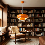 Retro Norwegian Acrylic Pendant Light lifestyle image - Higgsfield lux20v1 - a13