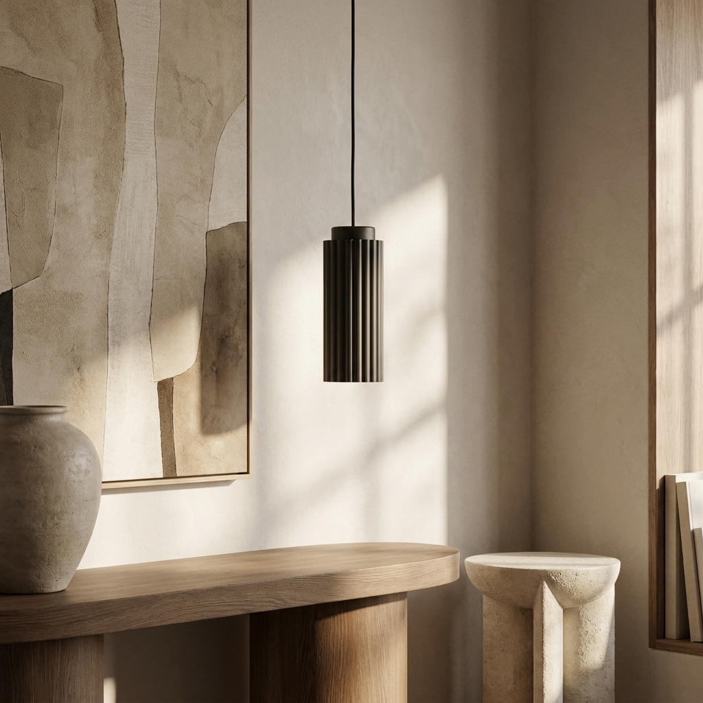 Norwegian Nordic Metal Pendant Light lifestyle image - Higgsfield lux20v1 - a16