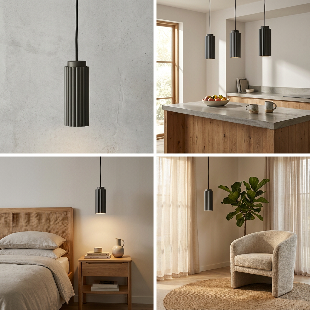 Norwegian Nordic Metal Pendant Light lifestyle image - Higgsfield lux20v1 - a18