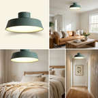 Arin Nordic Aluminum LED Ceiling Light lifestyle image - Higgsfield lux20v1 - hero