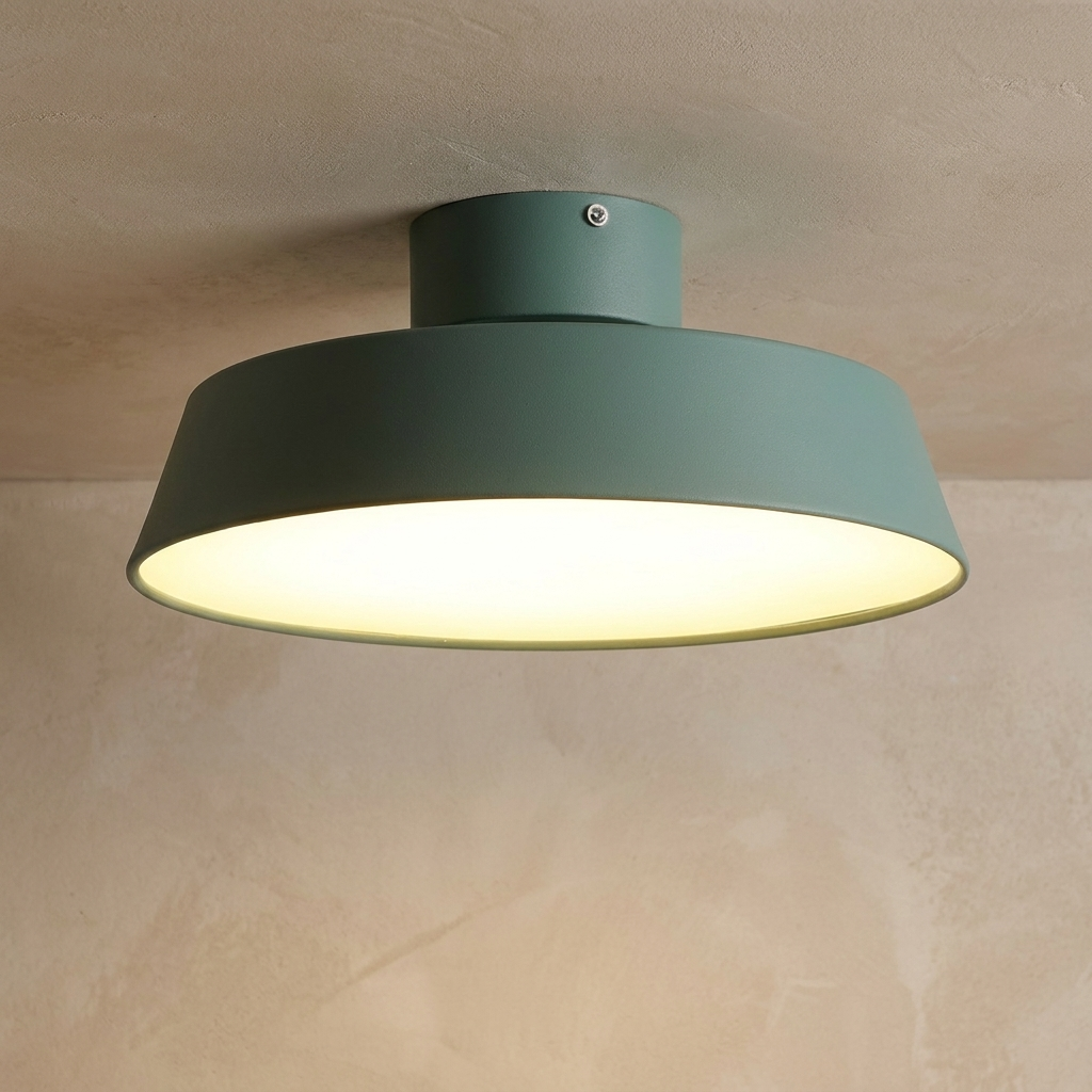 Arin Nordic Aluminum LED Ceiling Light lifestyle image - Higgsfield lux20v1 - a2
