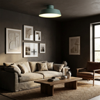 Arin Nordic Aluminum LED Ceiling Light lifestyle image - Higgsfield lux20v1 - a6