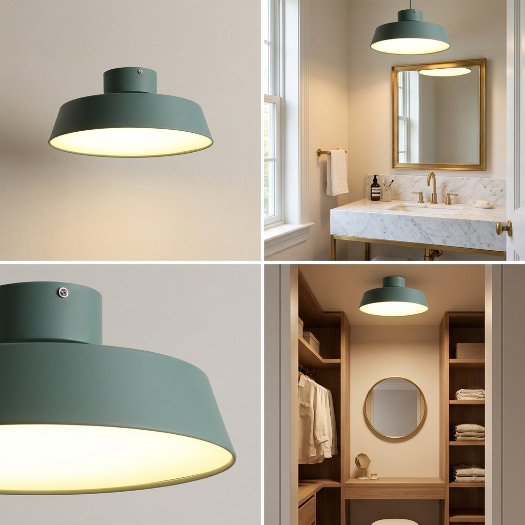 Arin Nordic Aluminum LED Ceiling Light lifestyle image - Higgsfield lux20v1 - a12