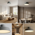 Arin Nordic Aluminum LED Ceiling Light lifestyle image - Higgsfield lux20v1 - a15