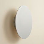 Modern Nordic Round Aluminum Minimalist LED Wall Light lifestyle image - Higgsfield lux20v1 - a1