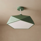 Macaron Pentagonal LED Ceiling Light lifestyle image - Higgsfield lux20v1 - a2